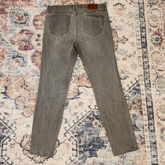 Madewell Skinny Skinny Ankle Jeans Thundercloud Gray Size 29 - Picture 5 of 13